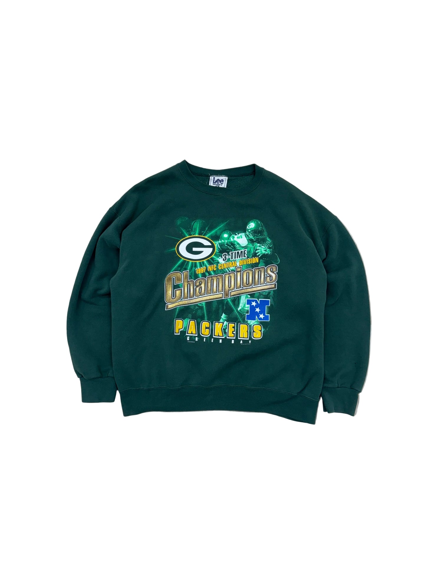 1997 Green Bay Packers NFC Central Crewneck - XL