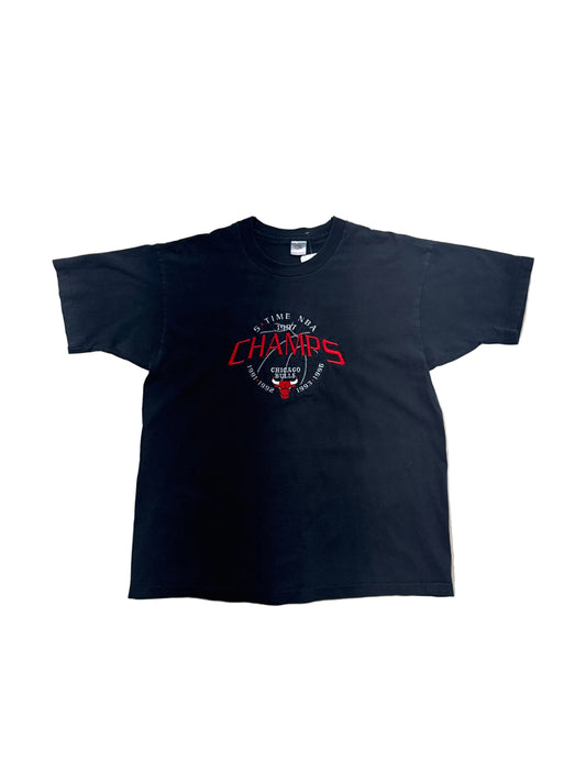 1997 Chicago Bulls 5 Time Champs T-Shirt - Large
