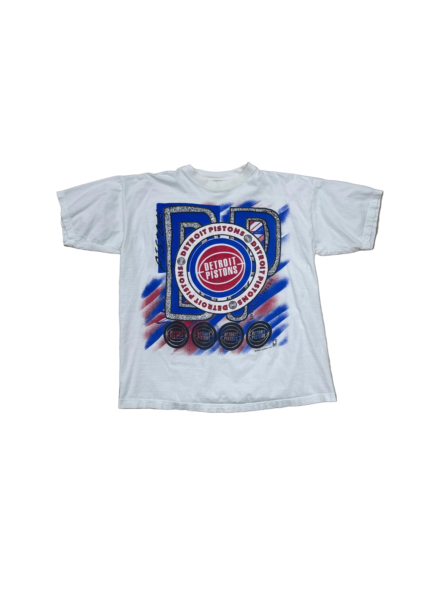 Vintage Detroit Pistons T-Shirt - Large