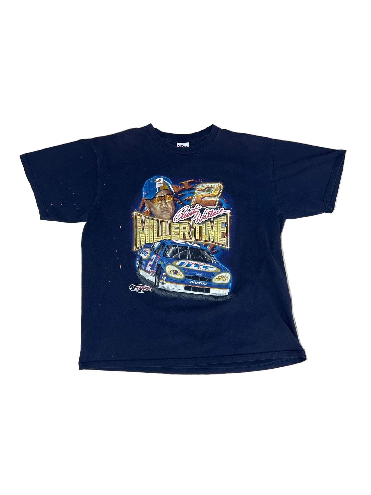 Vintage Rusty Wallace NASCAR Racing Tee - XL