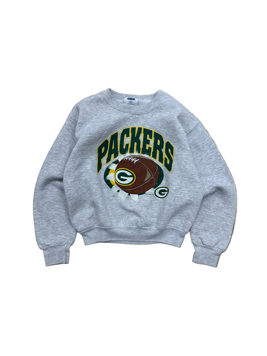 Vintage Kids Green Bay Packers Crewneck - Kids 12/14