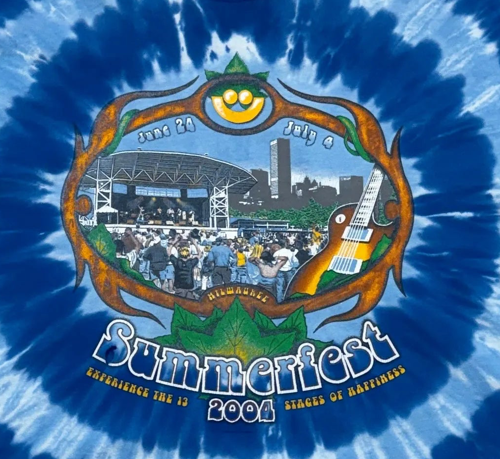 Vintage 2004 Summerfest T-Shirt - XL
