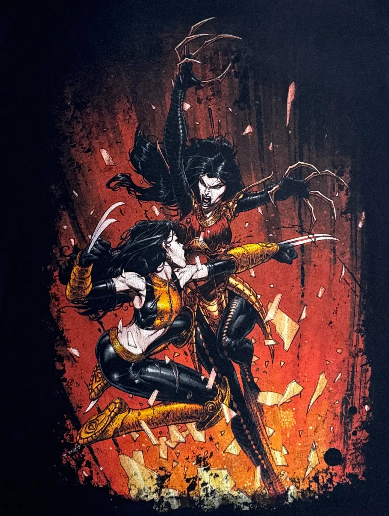 Lady Deathstrike Marvel T-Shirt - Large