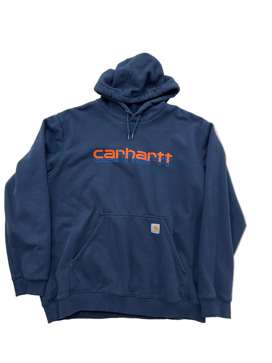 Navy Carhartt Loose Fit Hoodie