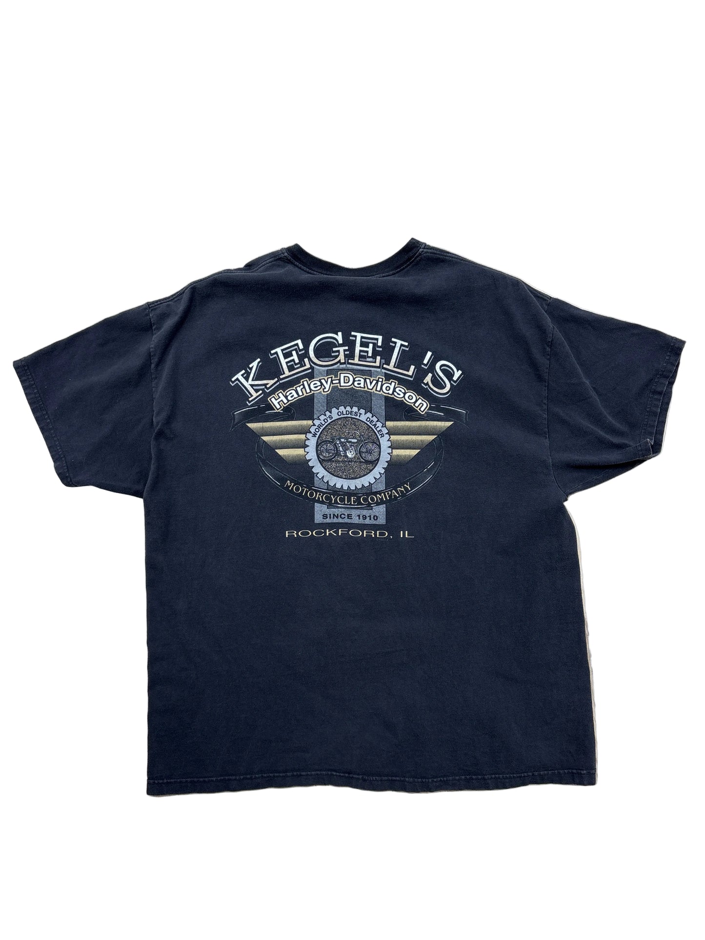 Freedom Rides On It’s Wings Harley Davidson T-Shirt-2XL