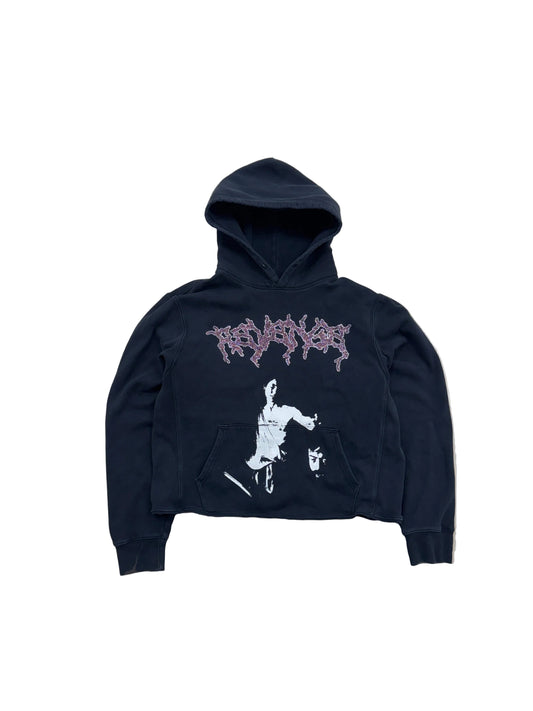 Revenge Cropped Hoodie - XL