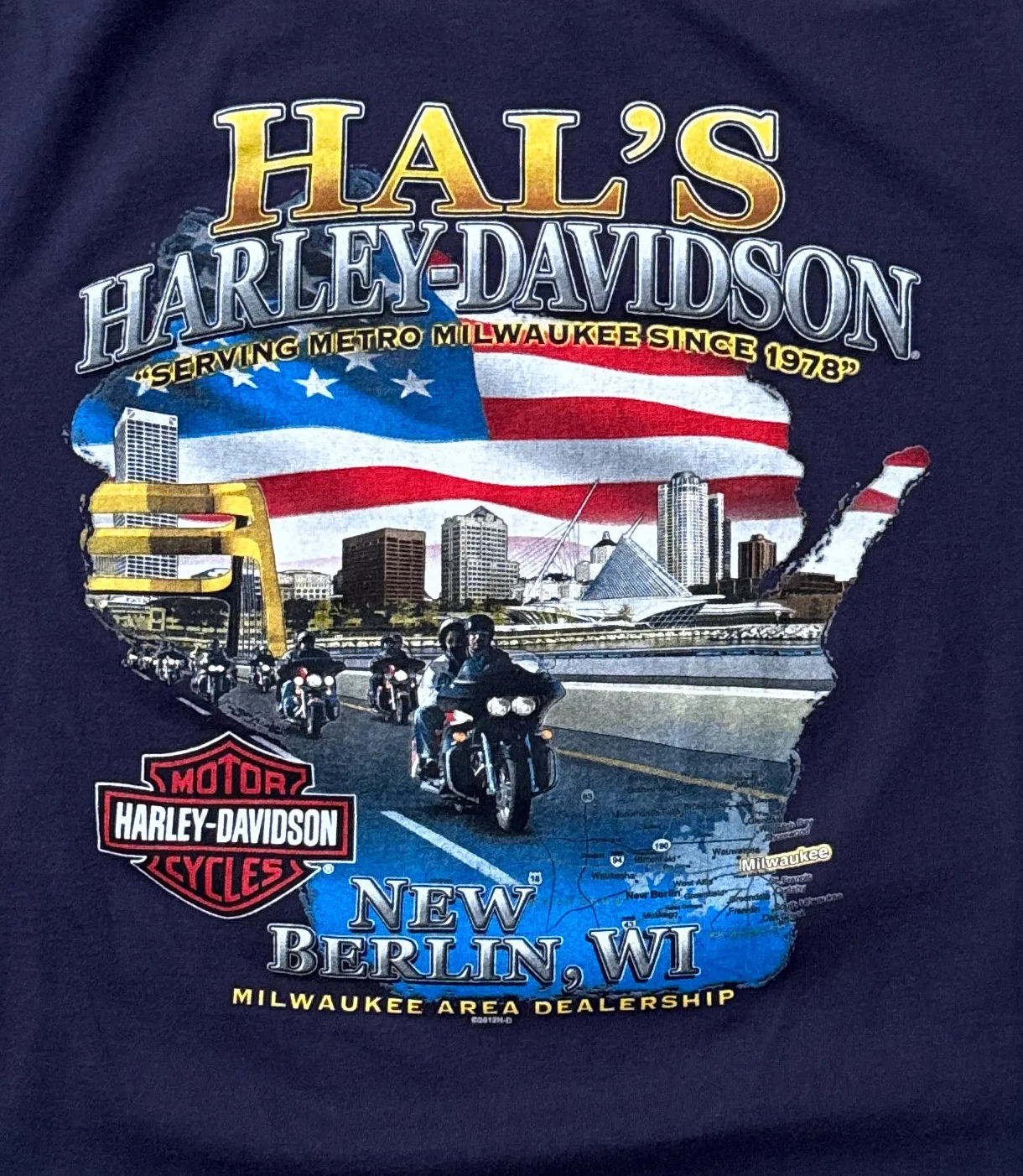 2013 Harley Davidson Milwaukee T-Shirt - Medium