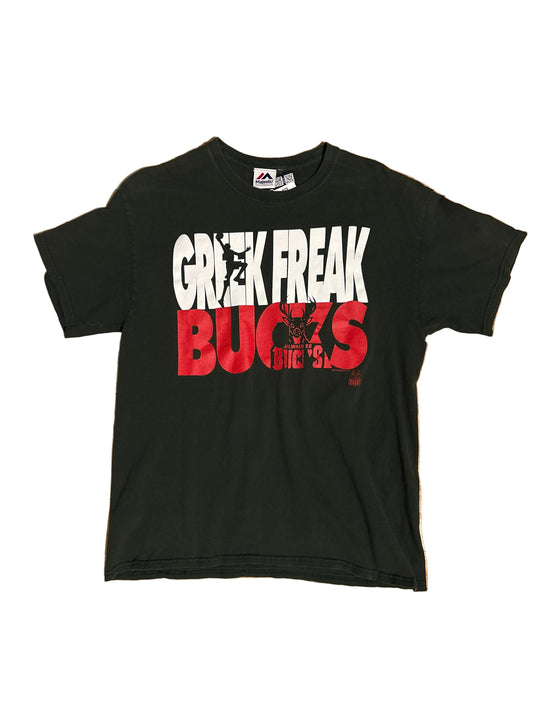 Bucks Greek Freak T-Shirt-Medium
