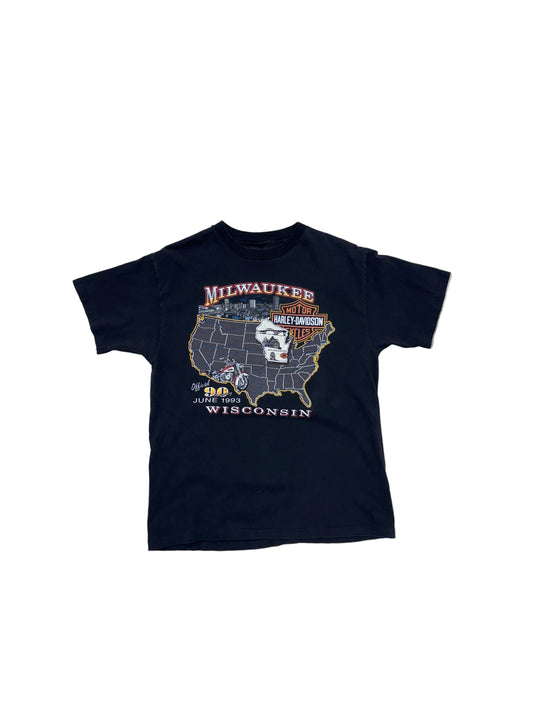 1993 Harley Davidson Milwaukee T-Shirt - Large
