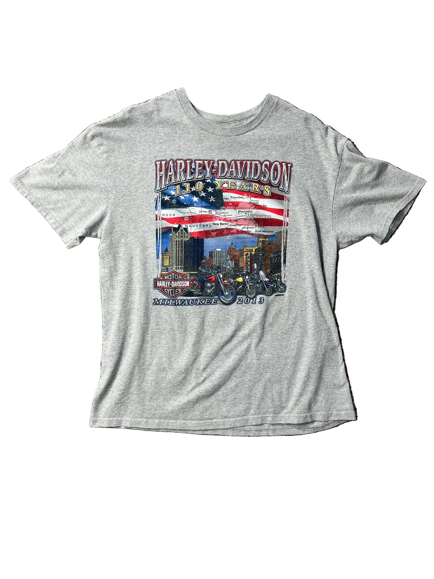 Harley Davidson 110 Years T-Shirt- XL