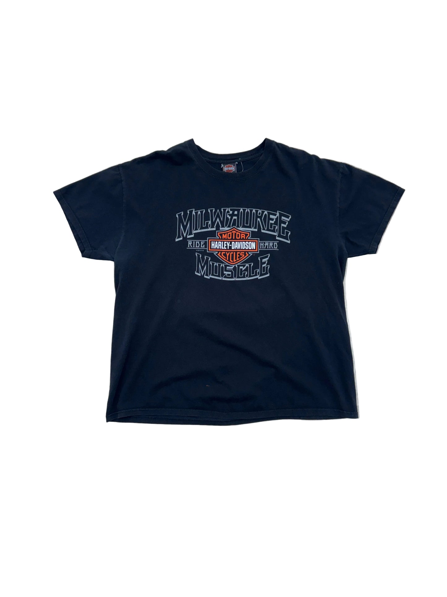 Vintage 2013 Harley Davidson Milwaukee T-Shirt - 2XL