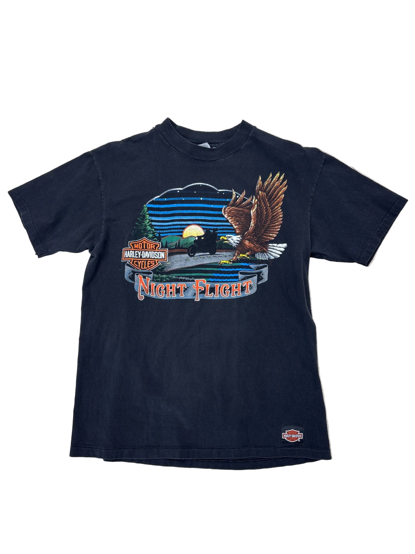 Night Flight Harley Davidson T-Shirt-Large