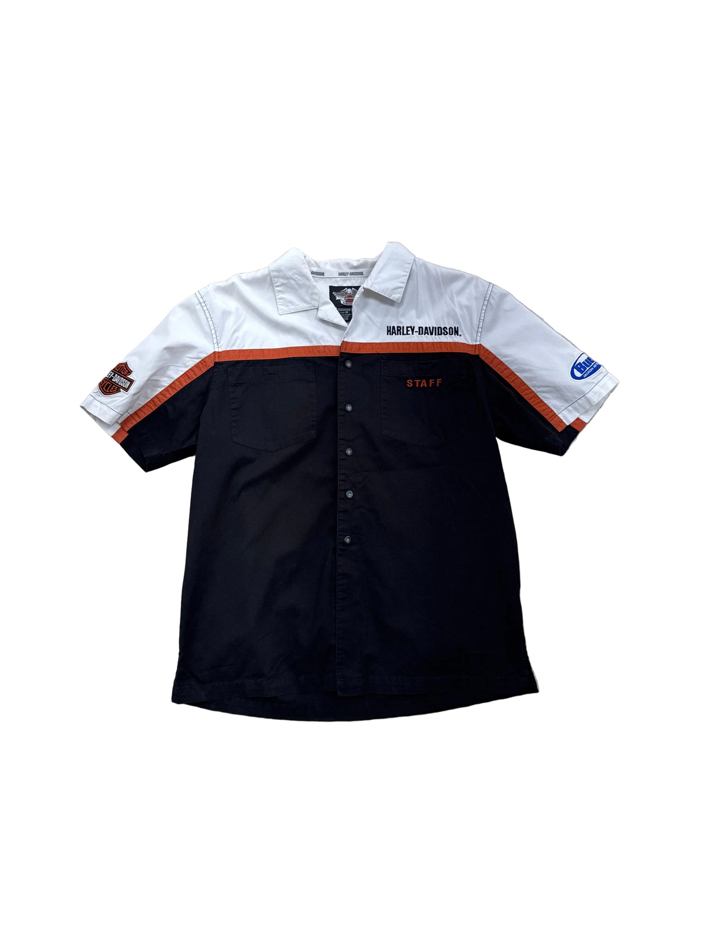 Harley Davidson Staff Button Up Shirt - Large