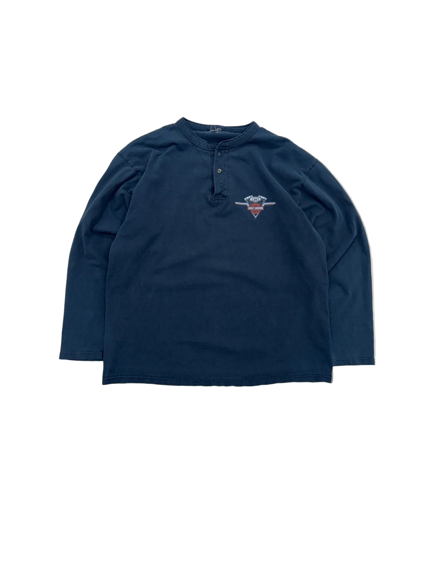 Vintage 2001 Harley Davidson “Hal’s” Long Sleeve T-Shirt - XL