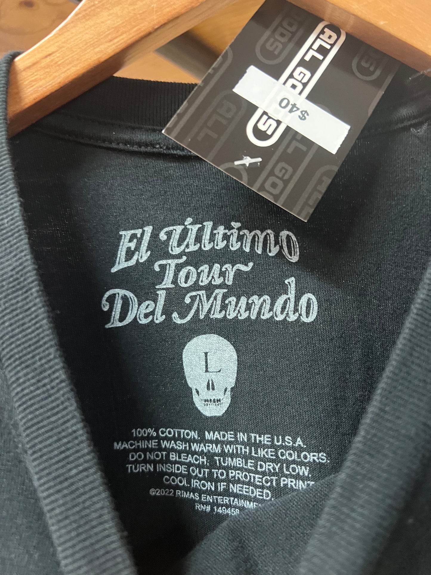 Bad Bunny Concert Shirt L