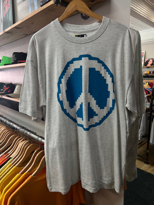 Market Pixel Peace Sign T-Shirt- Medium