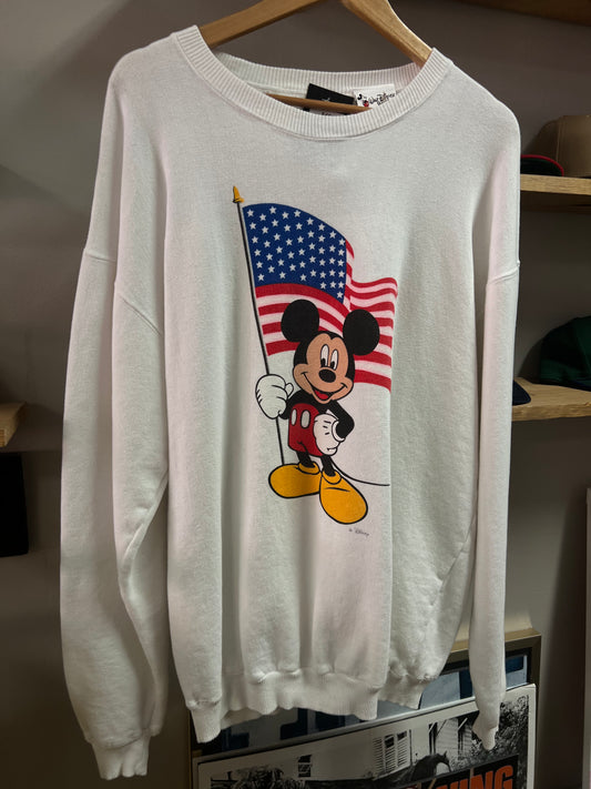 Vintage 90s Disney Mickey Mouse Crewneck- XL