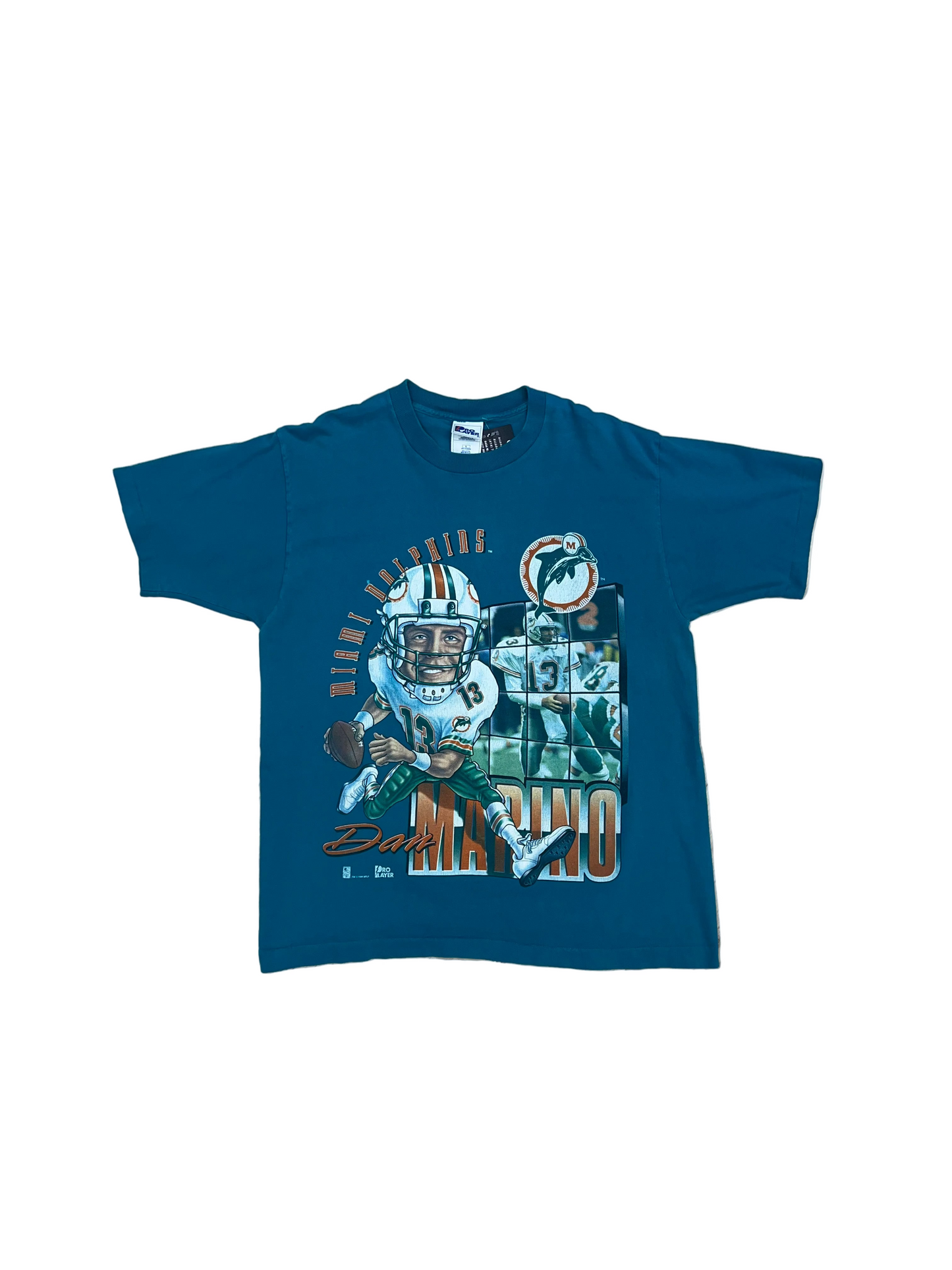 1996 Dan Marino Miami Dolphins T-Shirt - Large