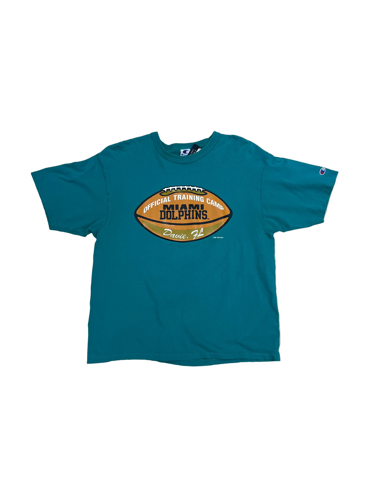 1993 Miami Dolphins Training Camp T-Shirt - XL