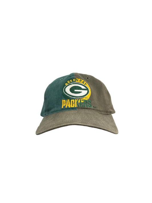 Vintage Two Tone Green Bay Packers Hat