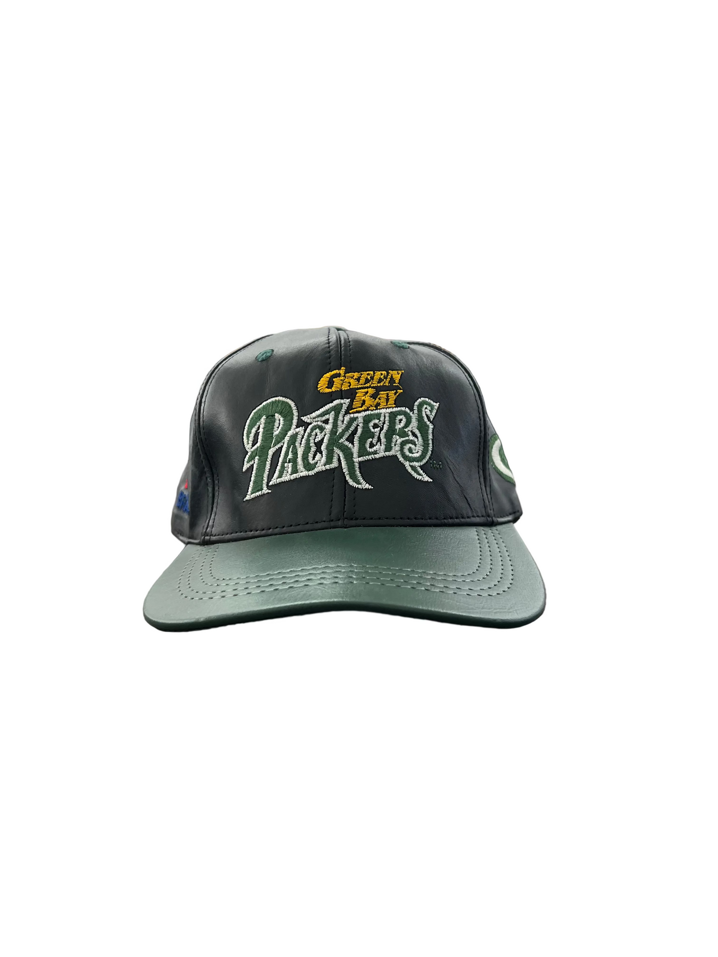 Vintage Leather Green Bay Packers Hat