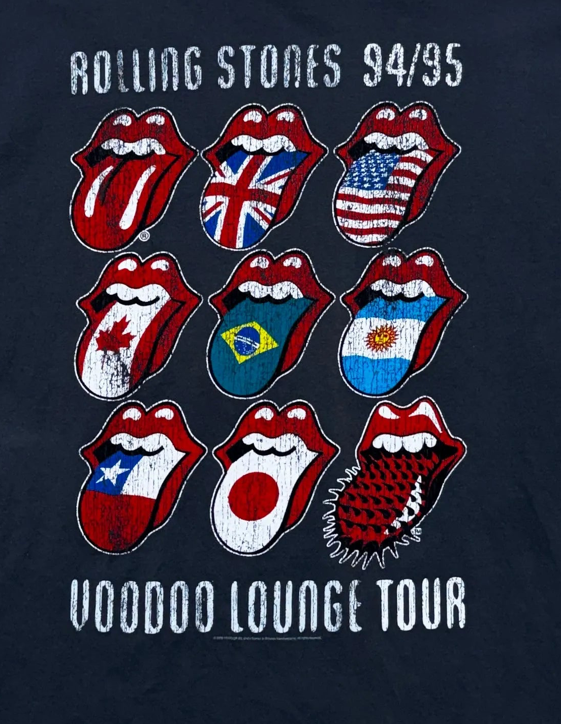 Rolling Stones Voodoo Lounge Tour T-Shirt - XL