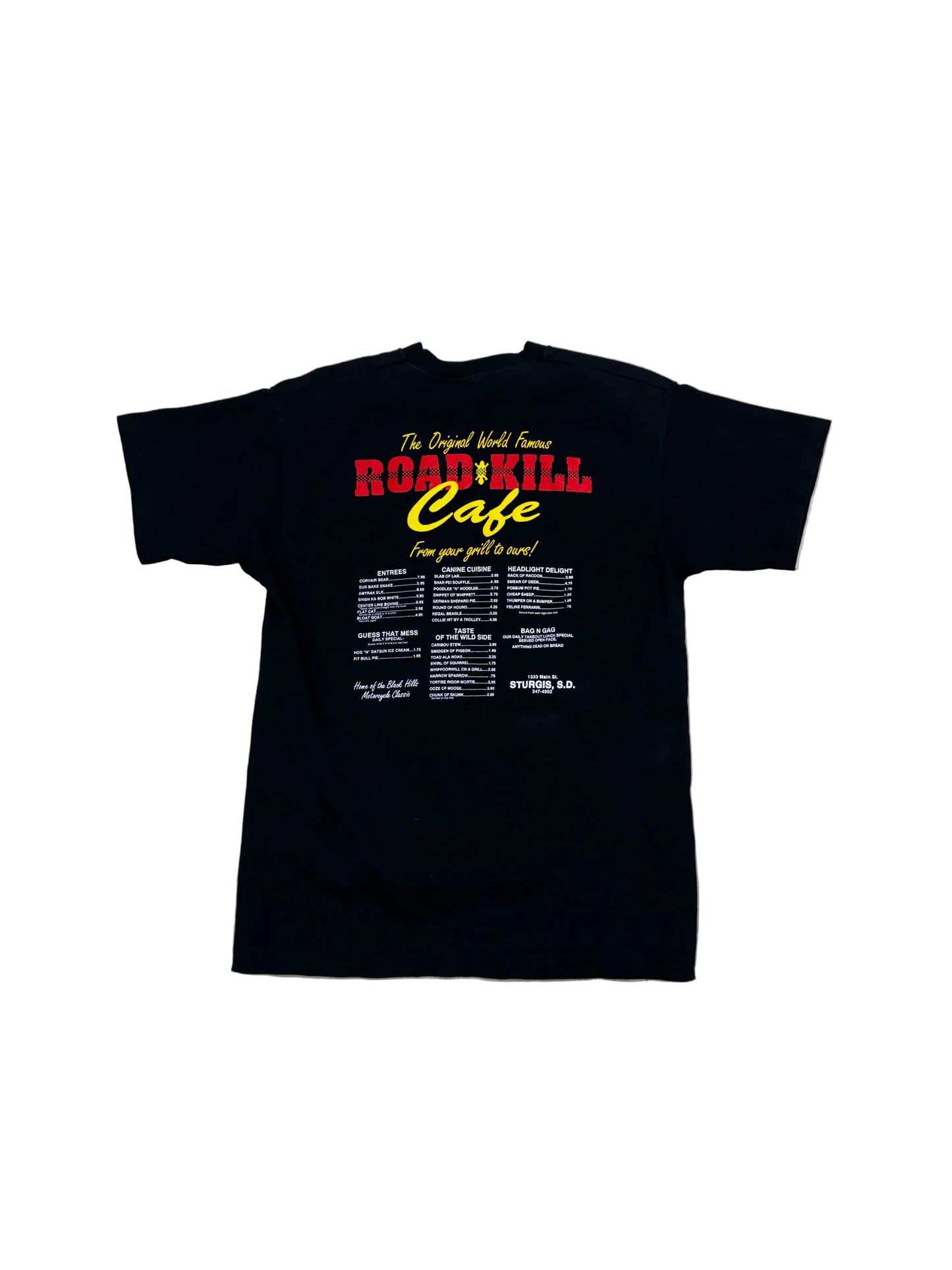 Vintage Sturgis Road Kill Cafe T-Shirt - Large