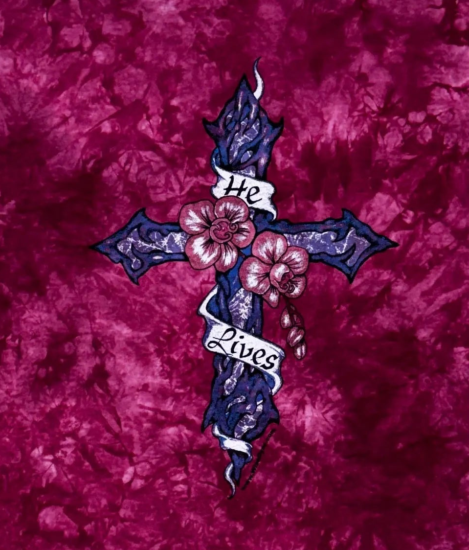 Tie Dye Jesus T-Shirt - Small