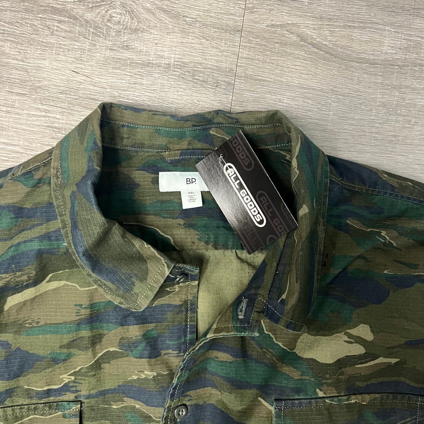 BP Camo Button up Shirt - XXL