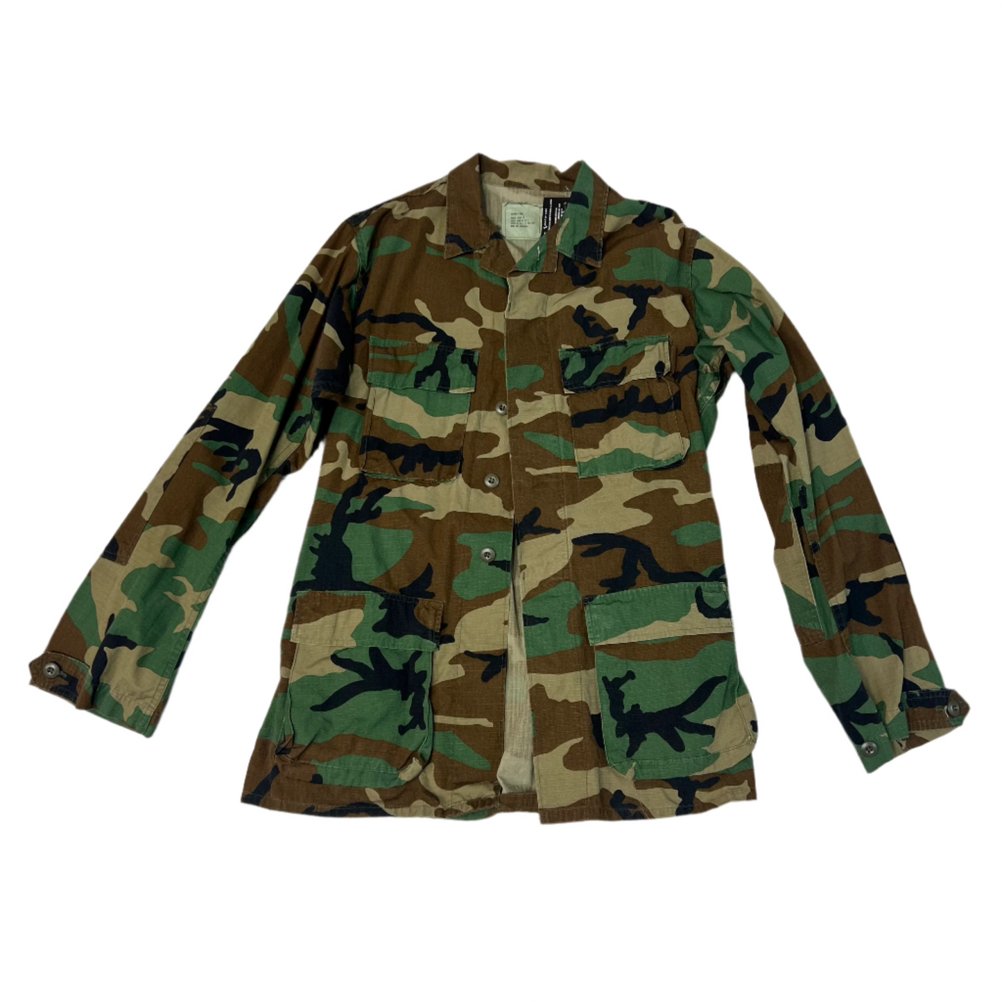 Camo Army Jacket - Medium X-Long