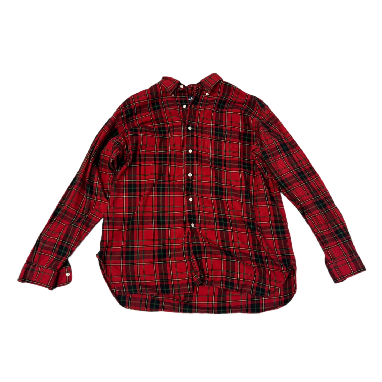 Red Flannel Ralph Lauren Button Up Shirt - Xl