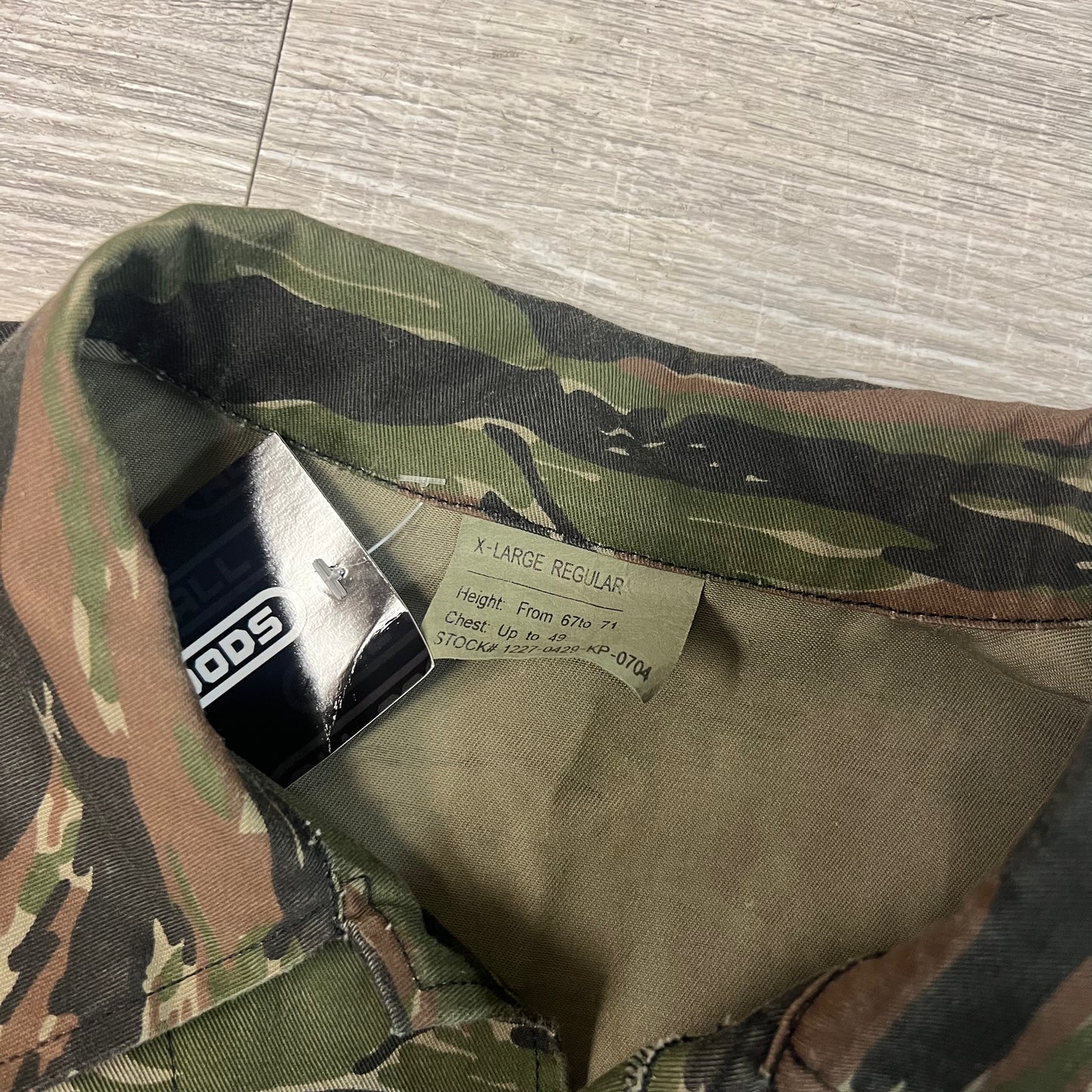 Camo Army Jacket - XL Regular