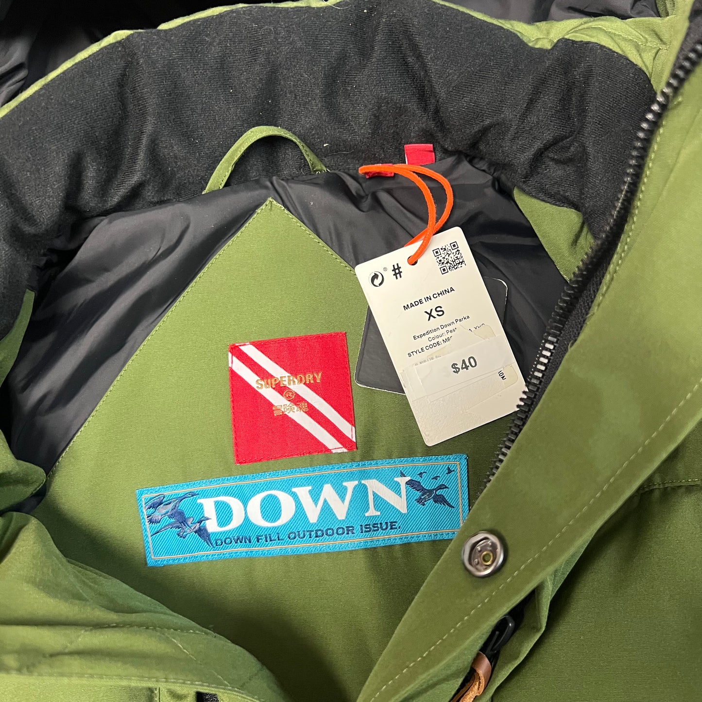 Super Dry Down Jacket - XS
