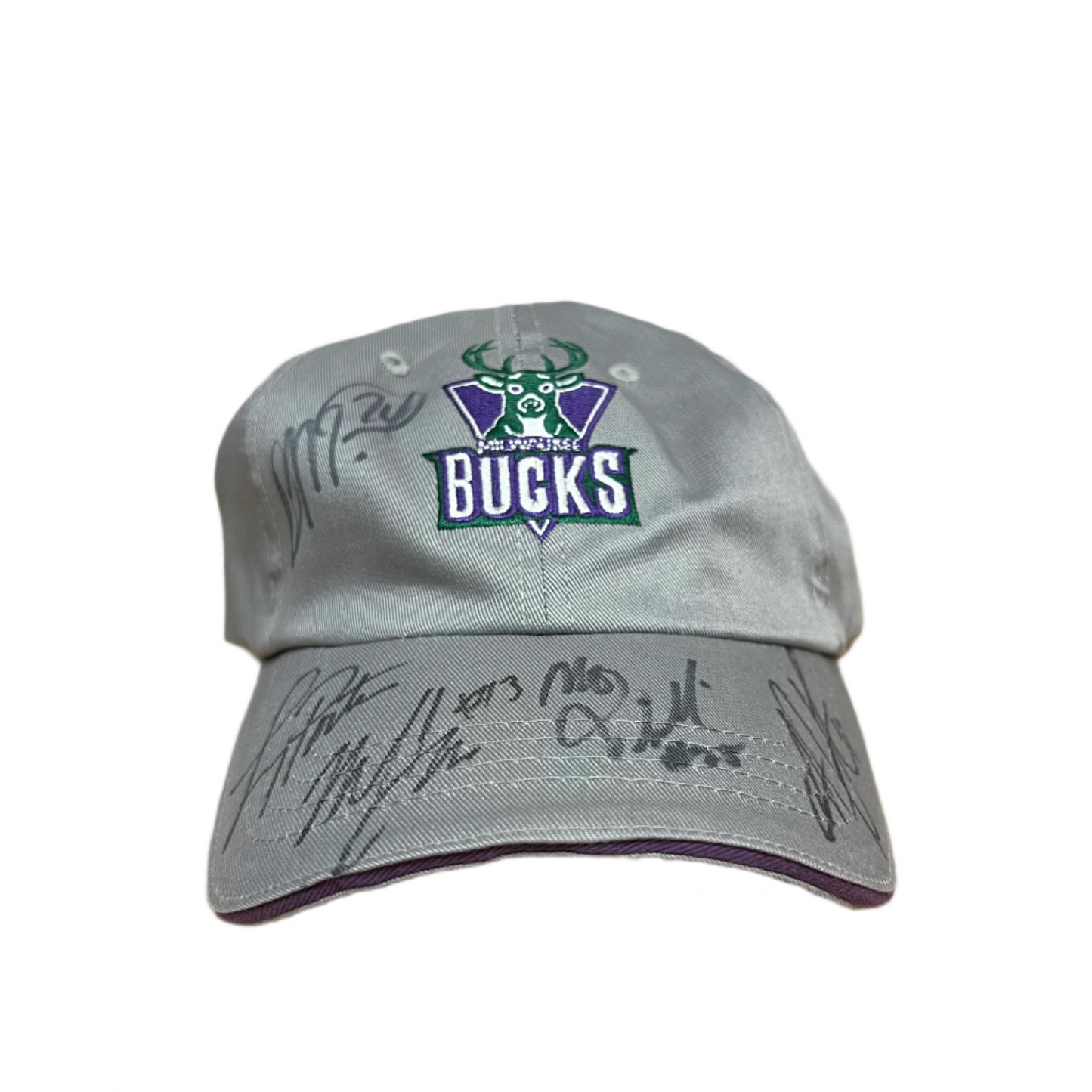 Milwaukee Bucks Autographed Adjustable Hat