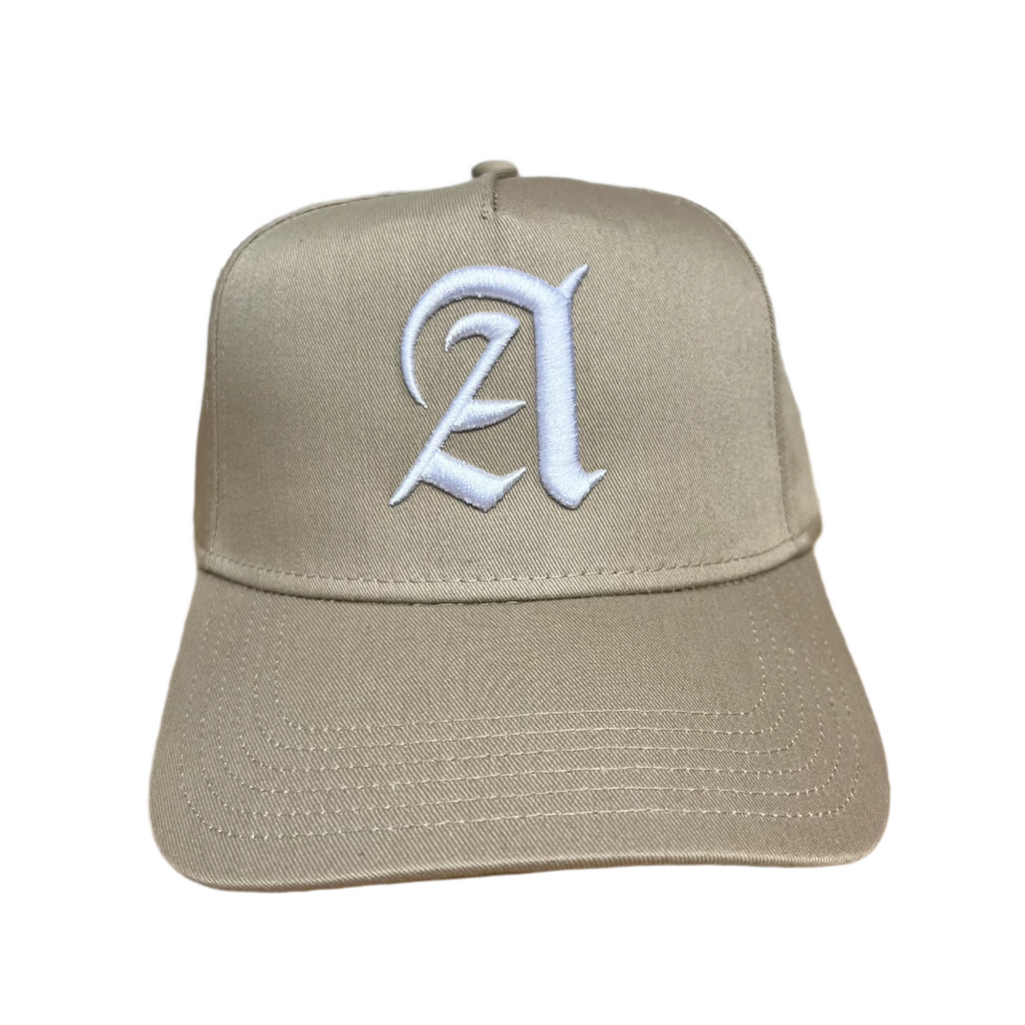 All Goods Tan "A" Snapback Hat