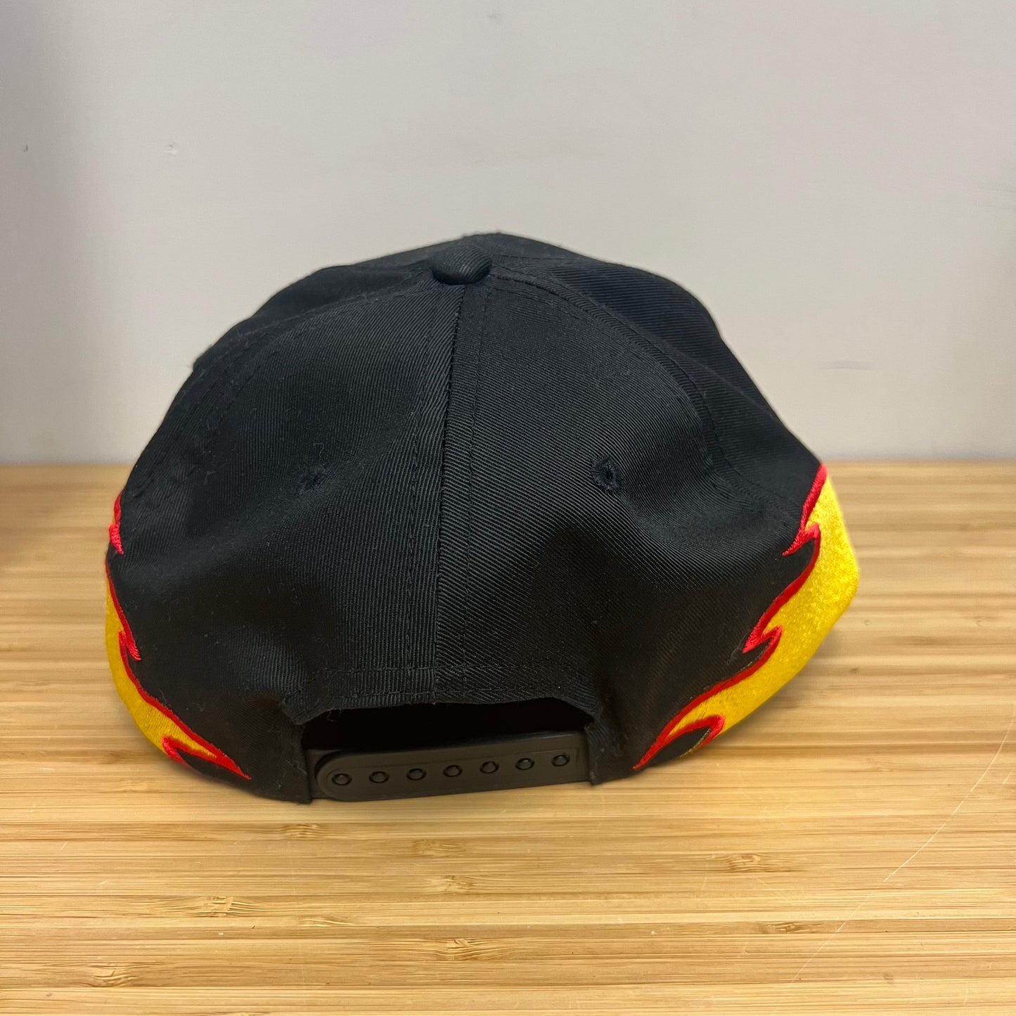 Cat Racing Flames Snapback Hat