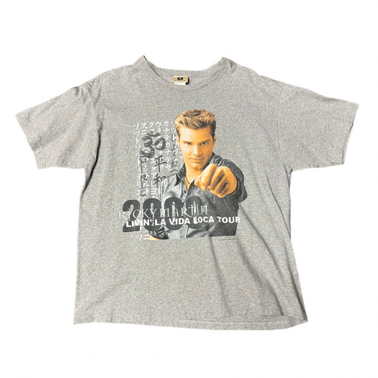 2000 Ricky Martin Livin La Vida Loca Tour Shirt - XL