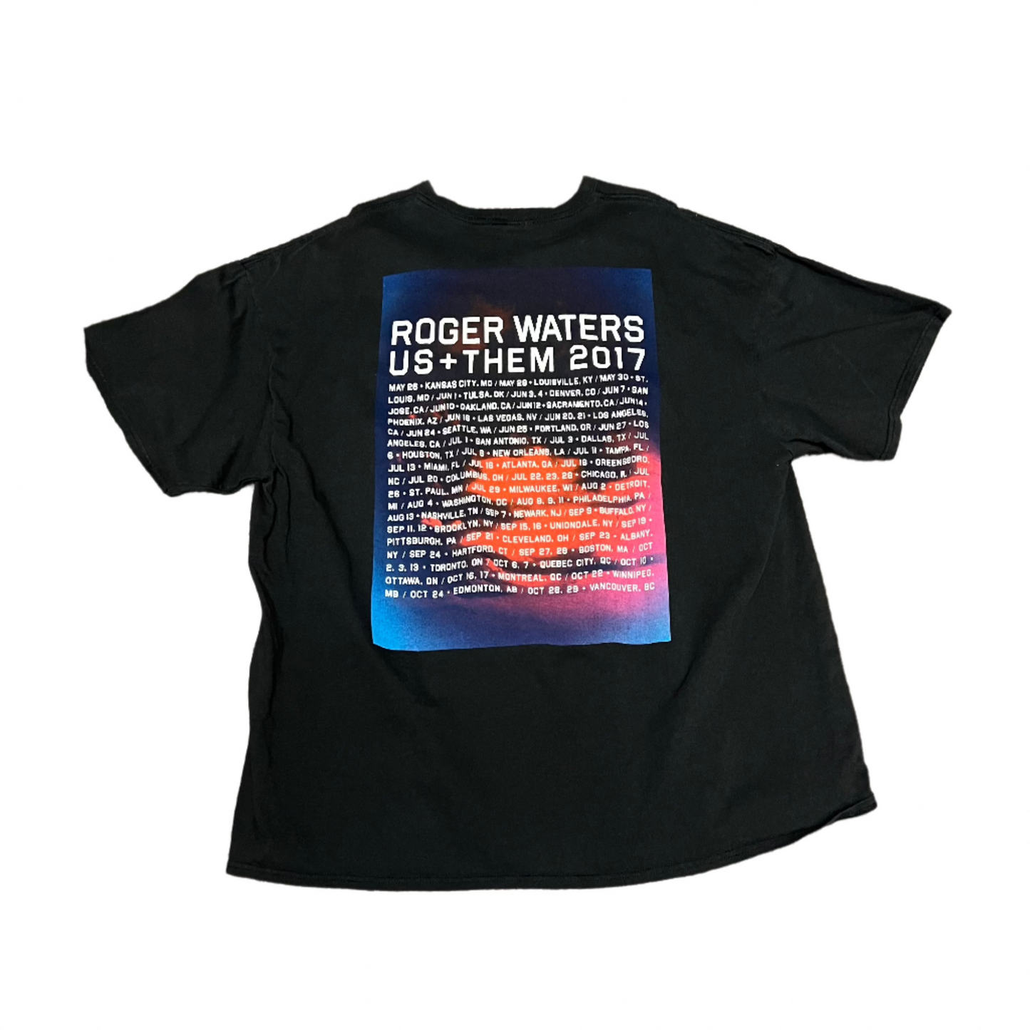 Roger Waters Us + Them Shirt - 3XL