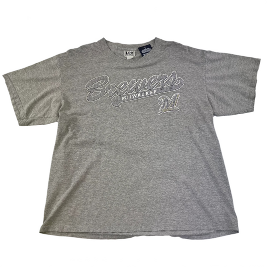 Lee Milwaukee Brewers Grey Shirt