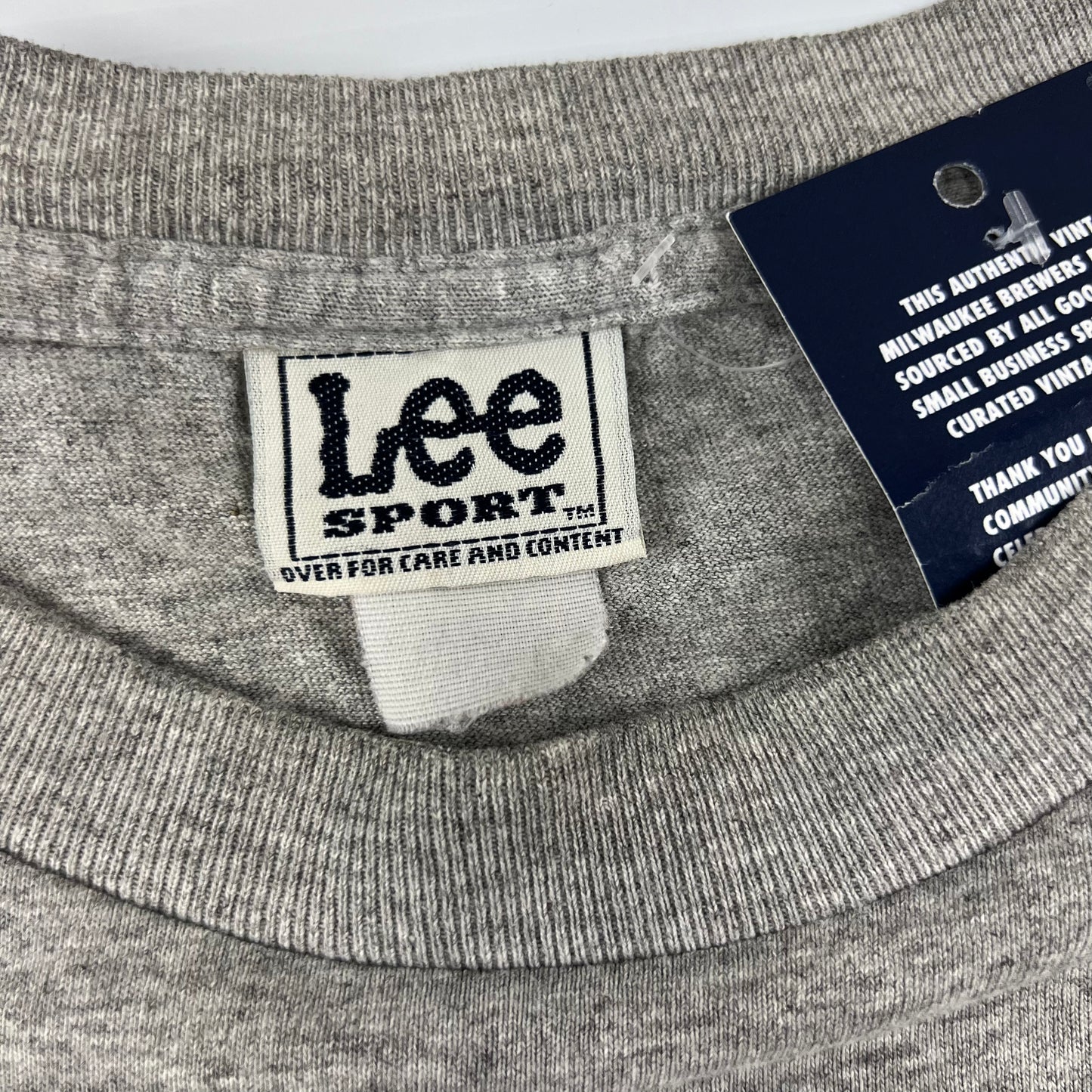 Lee Milwaukee Brewers Grey Shirt