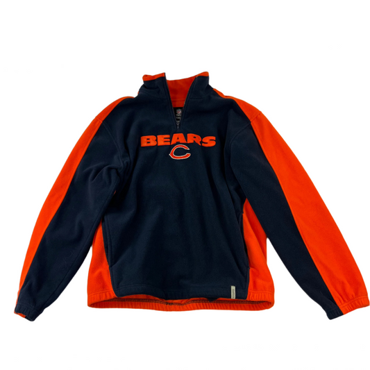Chicago Bears NFL Fleece Half Zip Sweater - M