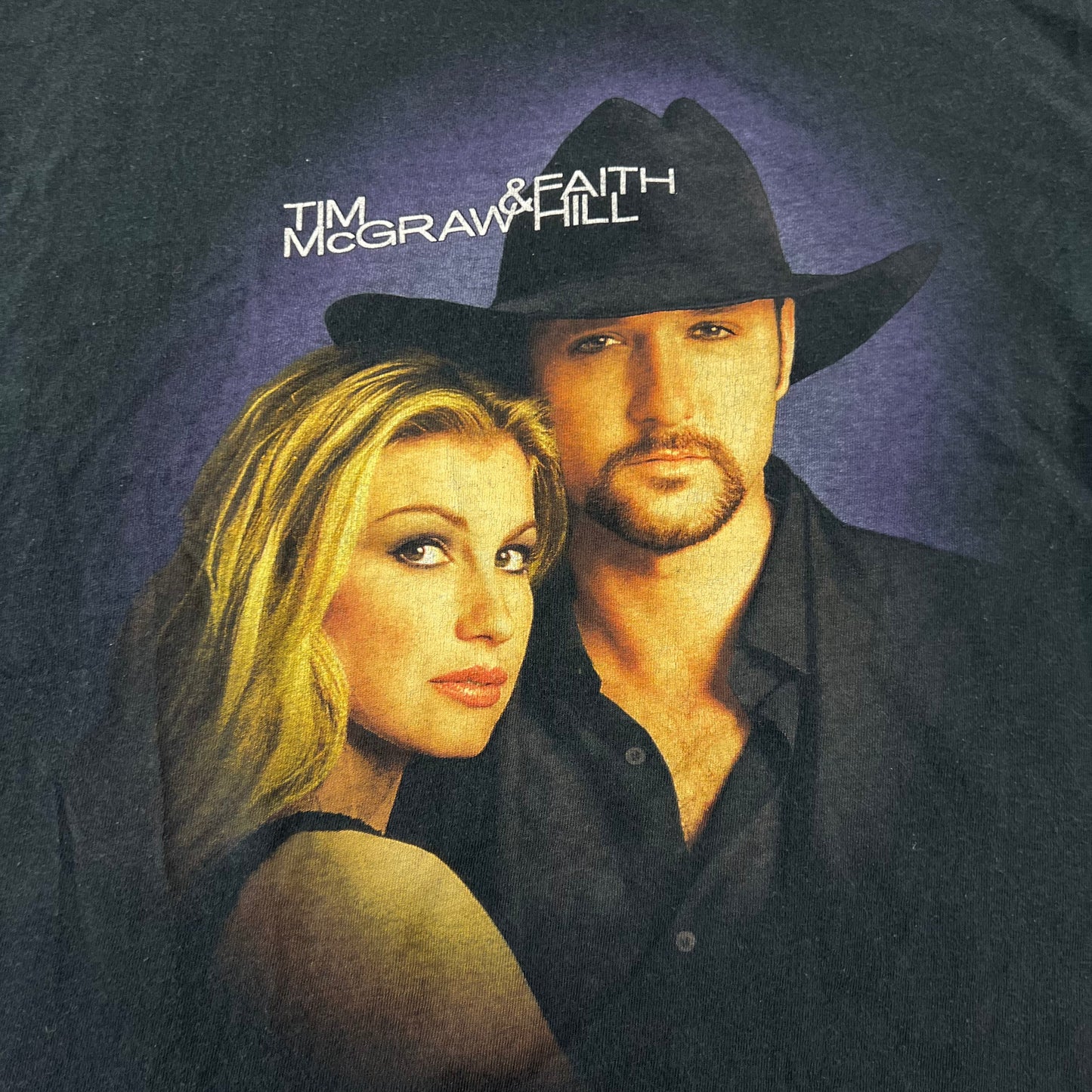 Tim McGraw Hill & Faith Soul 2 Soul Tour 2000 Shirt - L