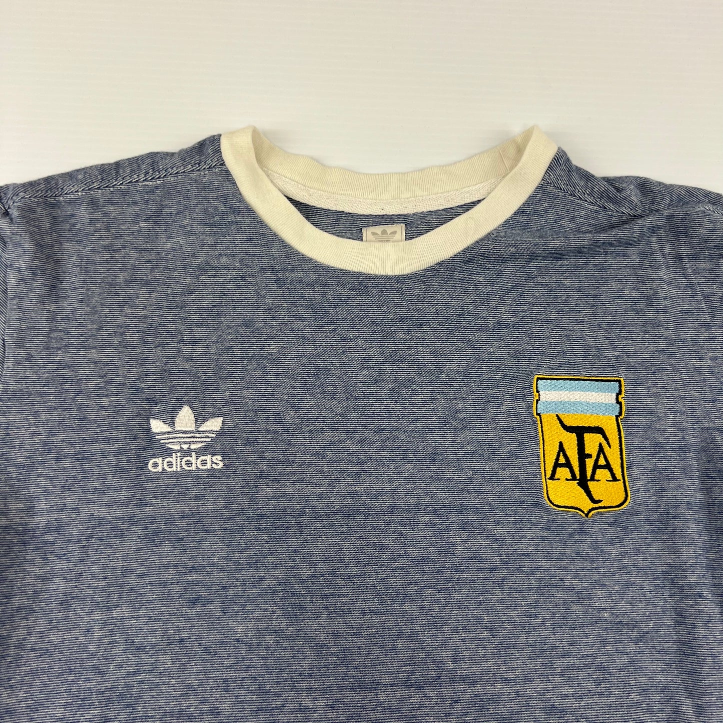 Argentina Soccer Messi #10 Adidas Shirt - L