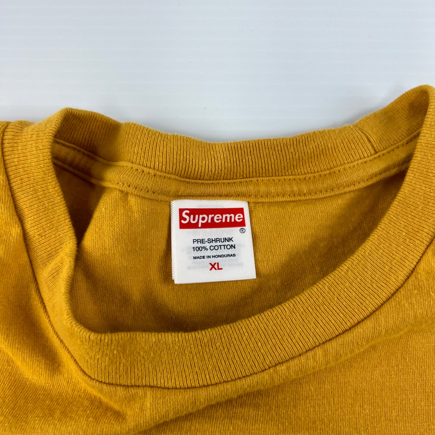 Supreme Mustard Yellow Shirt - XL