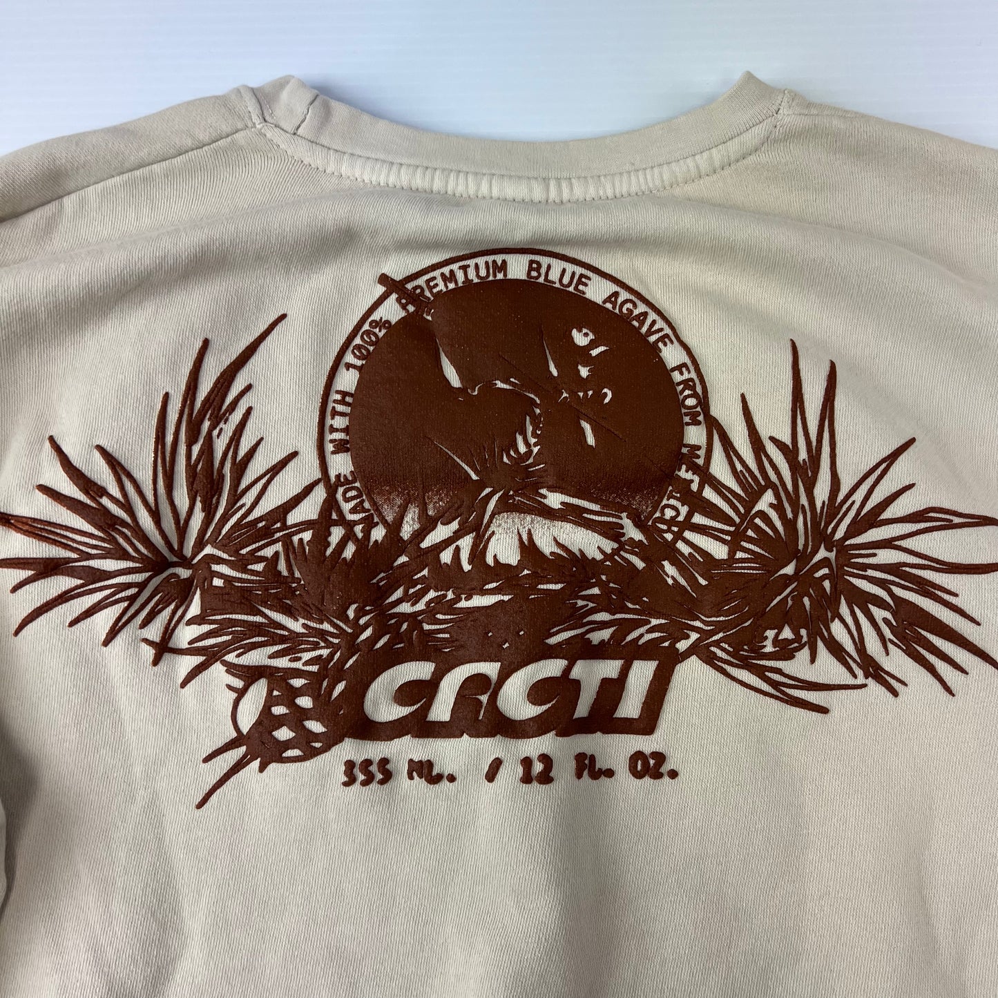 Cacti Tan Agave Crewneck - M