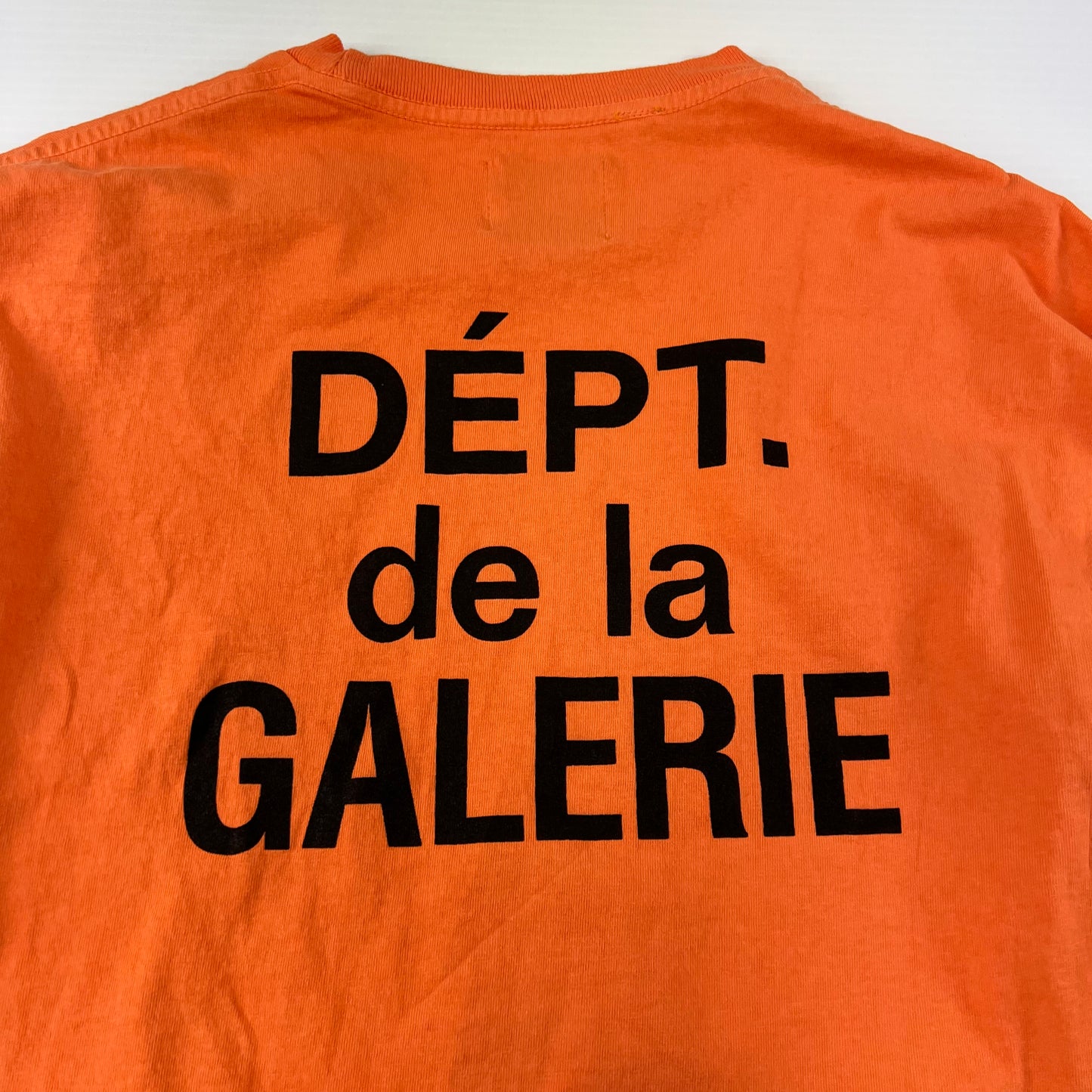 Dept. De La Galerie Gallery Dept Orange Long Sleeve Shirt - L