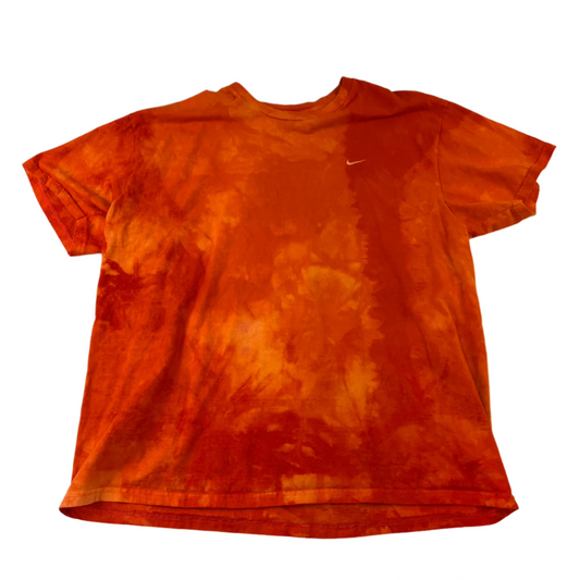 Orange Nike Tie Dye Shirt - XXL