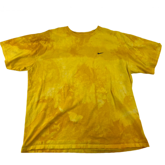 Nike Yellow Tie Dye Shirt - XL