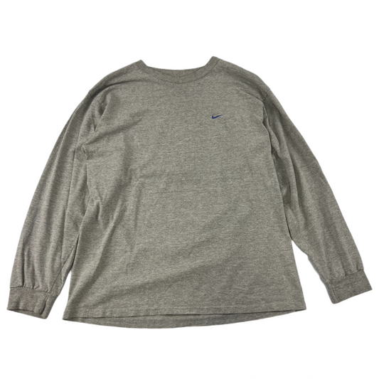 Grey Nike Long Sleeve Shirt - M