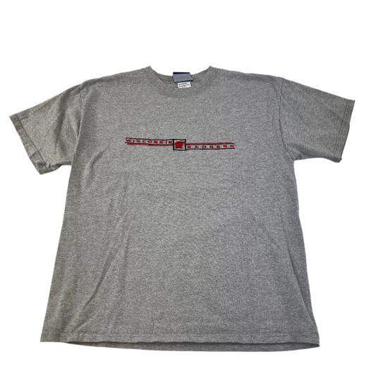 Varsity Classics Wisconsin Badgers Grey Shirt - L